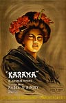 Karama a Japanese romance promotional poster 1904