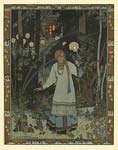 Illustration for the fairy tale vasilisa the beautiful 1900 3