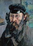Self-Portrait in a Casquette Paul Cezanne