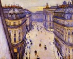 Rue Halevy, Seen from the Sixth Floor Gustave Caillebotte