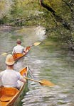 Perissoires aka The Canoes Gustave Caillebotte