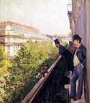 A Balcony Gustave Caillebotte