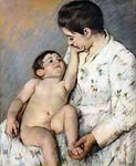 Baby's First Caress Mary Cassatt