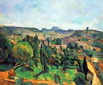 Ile de France Landscape Paul Cezanne