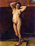 Nude Woman Standing Paul Cezanne