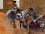 In the Dance Studio Edgar Degas