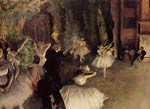 The Rehearsal of the Ballet on State Edgar Degas