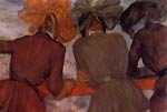 Women Leaning on a Railing Edgar Degas