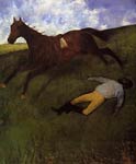 degas Edgar Degas -The Fallen Jockey aka Fallen Jockey Edgar Deg