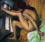 Woman drying her foot Edgar Degas