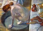 woman in the Zuber, the backs washing itself Edgar Degas