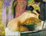 Woman at Her Bath Edgar Degas