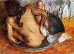 Nude in a Tub Edgar Degas