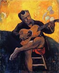 The Guitar Player Paul Gauguin