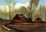 Farmhouses Among Trees Van Gogh