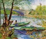 Fishing in Spring Van Gogh