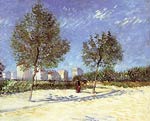 On the Outskirts of Paris Vincent Van Gogh