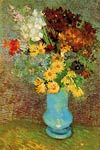 Vase with Daisies and Anemones Vincent Van Gogh