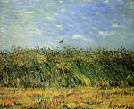 Wheat Field with a Lark Van Gogh