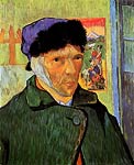 Self-Portrait with Bandaged Ear 1889 Van Gogh