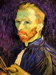 Self-Portrait 1889 Vincent Van Gogh