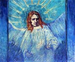Half Figure of an Angel after Rembrandt 1889 Van Gogh