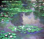 Water Lilies, Water landscape Monet