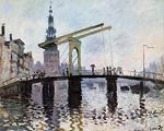 The Bridge, Amsterdam Claude Monet