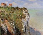 The Cliff at Dieppe Monet