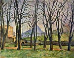 Chestnut-trees in the Jas de Bouffan Paul Cezanne