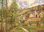Landscape in Pontoise Camille Pissarro