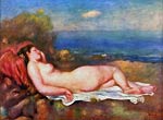 Sleeping at the sea Pierre-Auguste Renoir