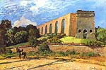 The aqueduct at Marly Alfred Sisley