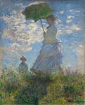 Woman with a Parasol Madame Monet and Her Son