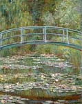 Bridge over a pond of water lilies 1899