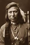 Tah It Way with peace pipe - Native Indian