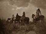Before the storm Apache Indians on Horseback