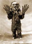 Koskimo Indian, mask of Hami, 1914