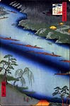 The Kawaguchi Ferry and Zenkoji Temple Ando Hiroshige