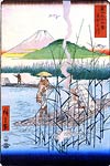 Sailing on The Sagami River Ando Hiroshige