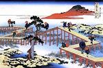 Bridge of Yatsuhashi Katsushika Hokusai
