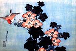 Hibiscus and Sparrow Katsushika Hokusai