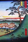 The Original Fuji in Meguro 100 views of Edo