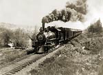 Steam train, Northern Pacific Railway Co. 1900