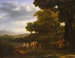 Landscape with Dancing Satyrs and Nymphs