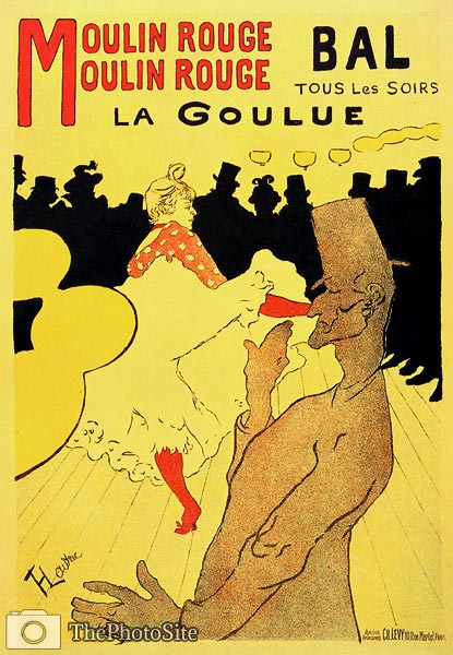 Henri de Toulouse-Lautrec Moulin rouge, La Goulue poster - Click Image to Close