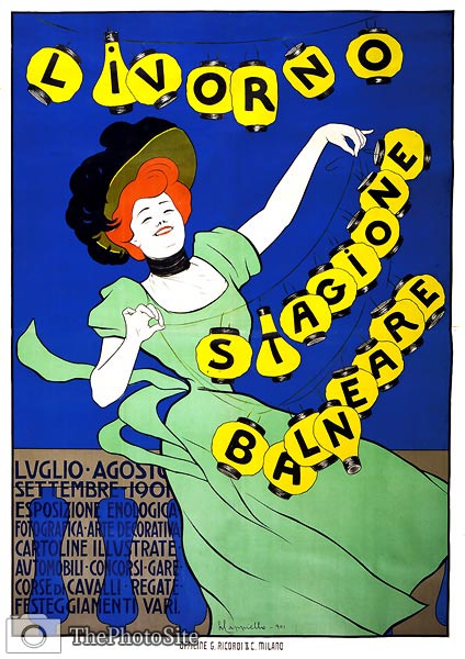 Livorno stagione balneare Poster for the Livorno resort season - Click Image to Close