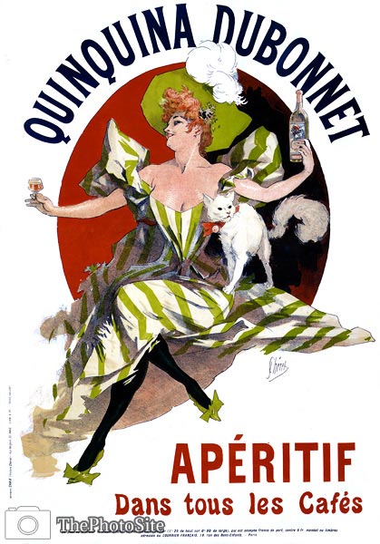 Quinquina Dubonnet aperitif dans tous les cafes Poster, Paris - Click Image to Close