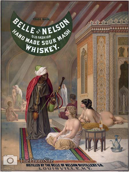 Belle of Nelson Sour Mash Whiskey poster - Click Image to Close