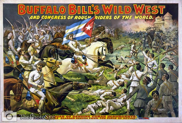 Buffalo Bill's wild west, rough riders of the world Poster - Click Image to Close